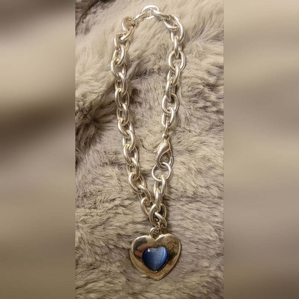 Source Unknown Silver Chain Brooch